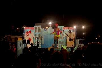 Drag Arush, reinona de las fiestas de Ayatima de Marzagán (Foto Francisco J. Santana)
